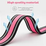 Adjustable Pink Dog Training Collar Strap