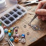 50 Heavy Duty Metal Keychain Split Rings