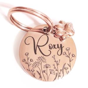 Customizable Double-Sided Pet ID Tag - Durable Steel