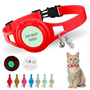 Hypoallergenic Cat Collar with Breakaway Clasp & Airtag