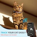 Pink Breakaway Cat Collar with Airtag Holder