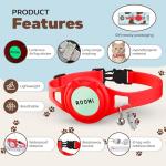 Hypoallergenic Cat Collar with Breakaway Clasp & Airtag