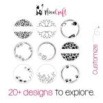 Customizable Double-Sided Pet ID Tag - Durable Steel