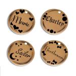 Customizable Double-Sided Pet ID Tag - Durable Steel