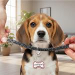 20 Dog Tag Clips with Key Rings - Silver