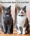 Joytale Breakaway Cat Collar with Bow Tie
