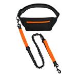 Hands-Free Dog Leash with Waist Belt and Bag