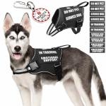 Service Dog Vest Harness with ID Tag and Patches
