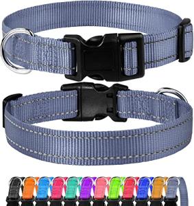 Reflective Adjustable Dog Collar for Small Dogs