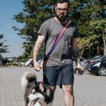 Hands-Free Bungee Leash for Medium Large Dogs