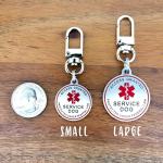 Durable Service Dog ID Tag for All Breeds