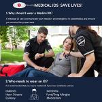 Engraved Stainless Steel Medical Alert Bag Tag