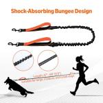 Hands-Free Dog Leash with Waist Belt and Bag