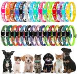 16 Reflective Adjustable Puppy Collars for Litters