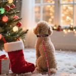 Christmas Red Plaid Dog Collar and Leash Set