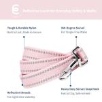 Blueberry Pet Pastel Reflective Dog Collar and Leash Set