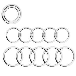 Silver Key Rings for Dog Tags and Crafts