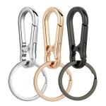 Wikavanli Metal Keychain Set with Clip – 3 Colors
