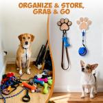 Paw-Shaped Dog Leash Holder - 2 Pack