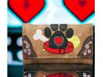 Dog Paw Print Wristlet Wallet for Her