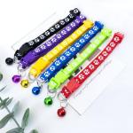 Colorful Adjustable Puppy Collars with Bells - 6 Pack