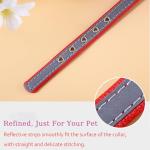Personalized Reflective Pet Collar with ID Tag
