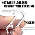 Wikavanli Metal Keychain Set with Clip – 3 Colors