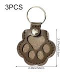 Cute Cat Paw Keychain for Pet Hair Storage
