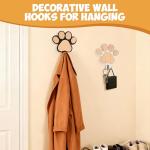 Paw-Shaped Dog Leash Holder - 2 Pack