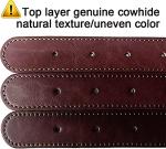 Personalized Genuine Leather Dog Collar with ID Engraving