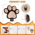 Paw-Shaped Dog Leash Holder - 2 Pack