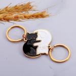 Matching Cat Keychains for Couples - Cute Gift