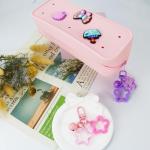 30-Pack Colorful Acrylic Star Keychain Set