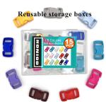 15 Pack Colorful Quick-Release Plastic Buckles