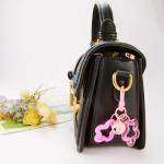 30-Pack Colorful Acrylic Star Keychain Set