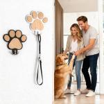 Paw-Shaped Dog Leash Holder - 2 Pack