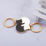 Matching Cat Keychains for Couples - Cute Gift