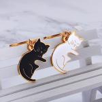 Matching Cat Keychains for Couples - Cute Gift