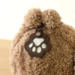 Cute Cat Paw Keychain for Pet Hair Storage