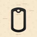 10 Pack Military Dog Tag Silicone Silencers