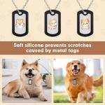 10 Pack Military Dog Tag Silicone Silencers