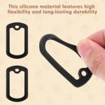 10 Pack Military Dog Tag Silicone Silencers