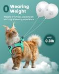 FAYOGOO Cat Harness and Leash Set for Walking
