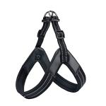 Adjustable Reflective No Pull Dog Harness - Black