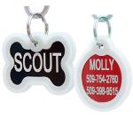 Personalized Glow-in-the-Dark Pet ID Tags