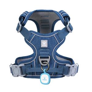 No Pull Dog Harness with ID Tag and Reflective Strips