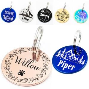 Custom Pet ID Tags in Unique Shapes and Designs