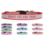 Personalized Reflective Dog Collar with Embroidery