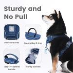 No Pull Dog Harness with ID Tag and Reflective Strips