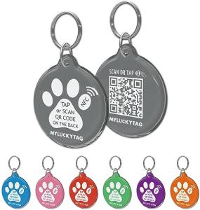 Personalized NFC & QR Code Smart Pet ID Tag